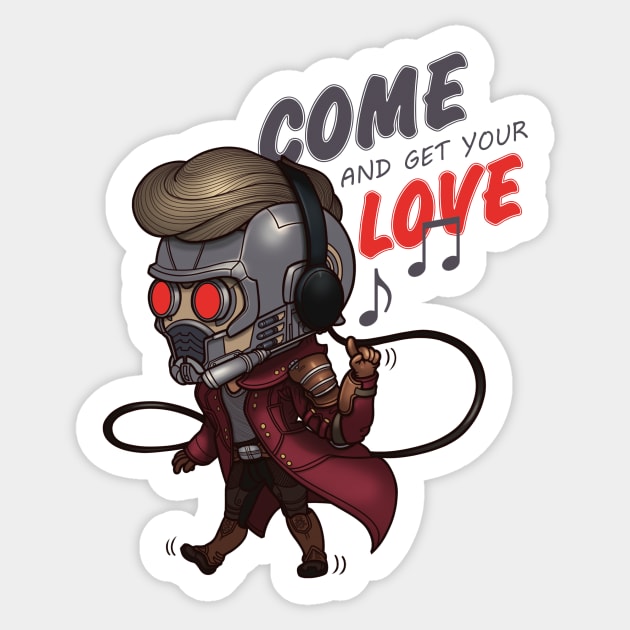 Star-Lord Music Sticker by Sukus